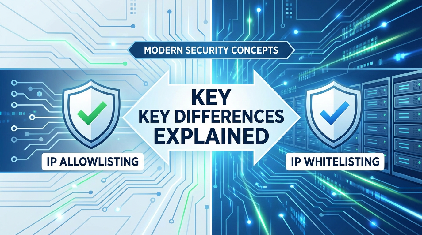 IP Allowlisting vs. Whitelisting: Key Differences Explained