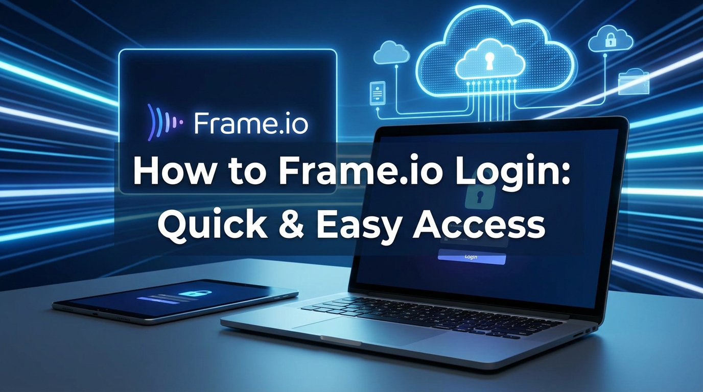 How to Frame.io Login: Quick & Easy Access