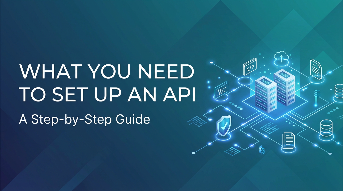 What You Need to Set Up an API