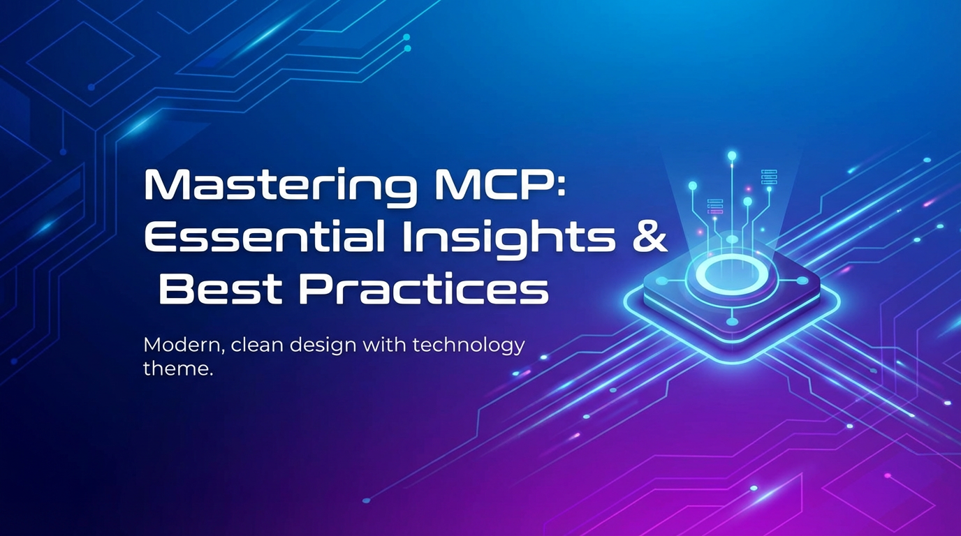 Mastering MCP: Essential Insights & Best Practices