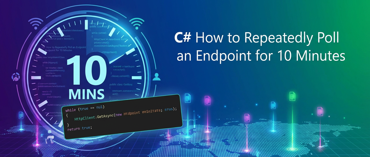 C# How to Repeatedly Poll an Endpoint for 10 Minutes