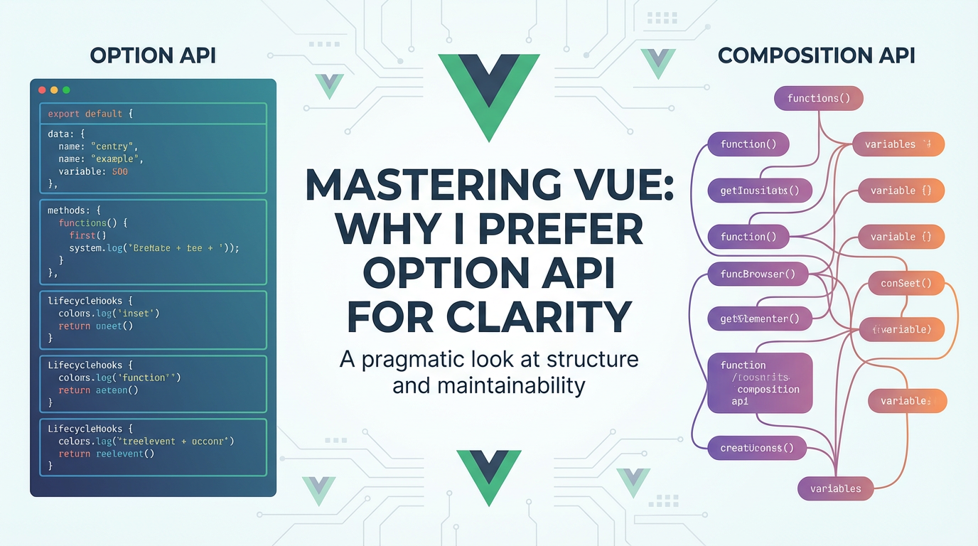 Mastering Vue: Why I Prefer Option API for Clarity