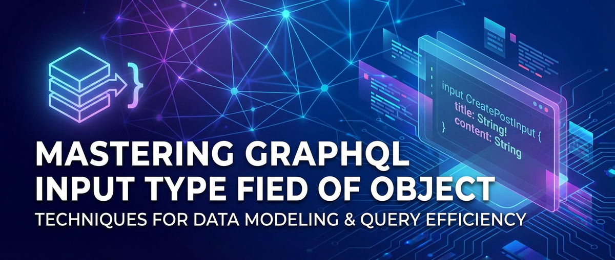 Mastering GraphQL Input Type Field of Object