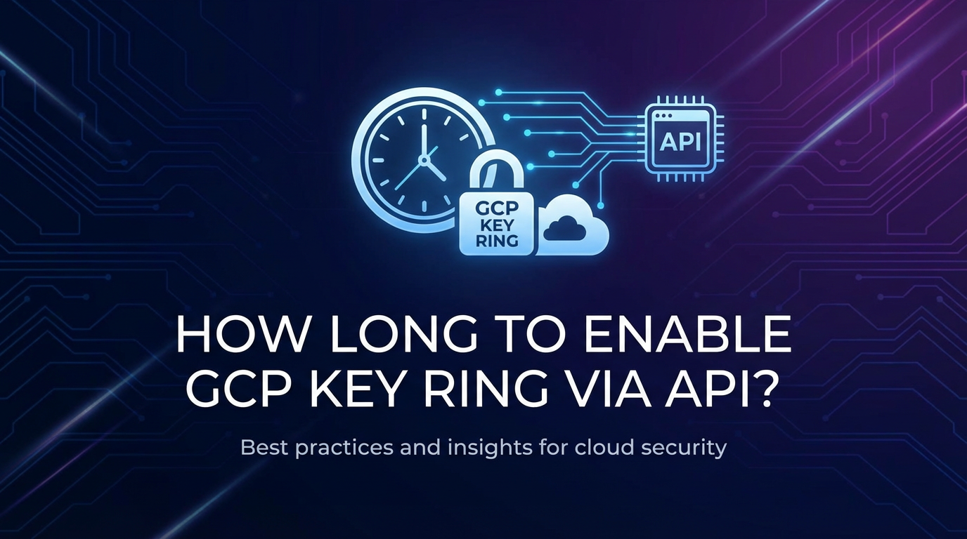 How Long to Enable GCP Key Ring via API?