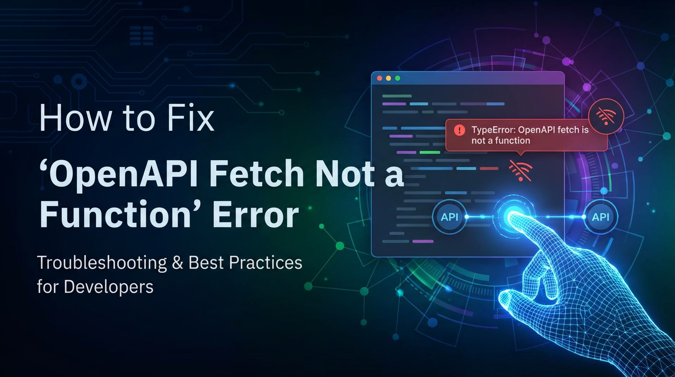 How to Fix 'OpenAPI Fetch Not a Function' Error