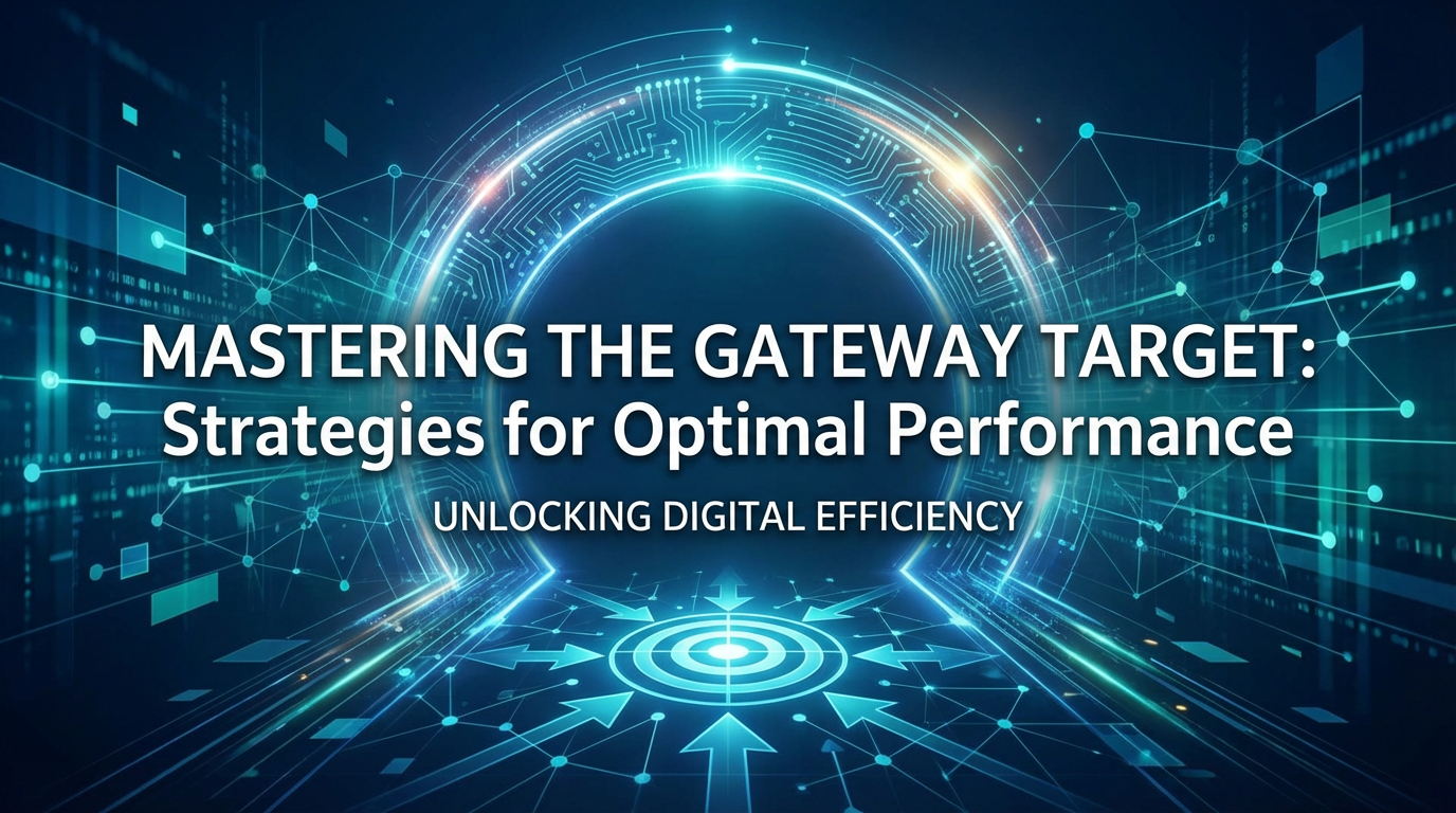 Mastering the Gateway Target: Strategies for Optimal Performance