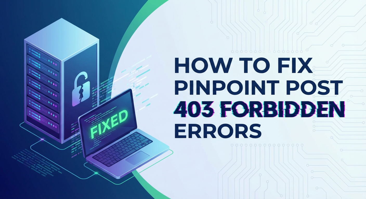 How to Fix Pinpoint Post 403 Forbidden Errors