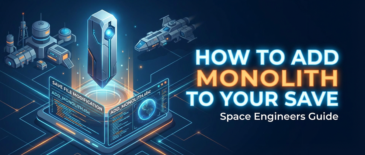 Space Engineers: How to Add Monolith to Your Save