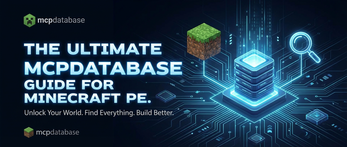 The Ultimate mcpdatabase Guide for Minecraft PE