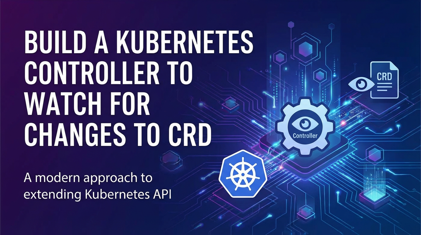 Kubernetes: Build a Controller to Watch for Changes to CRD