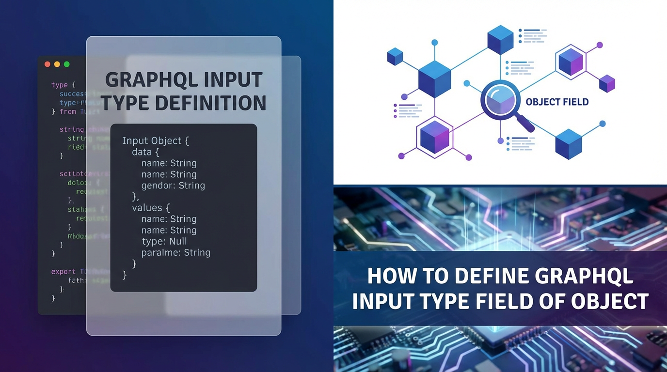 How to Define GraphQL Input Type Field of Object