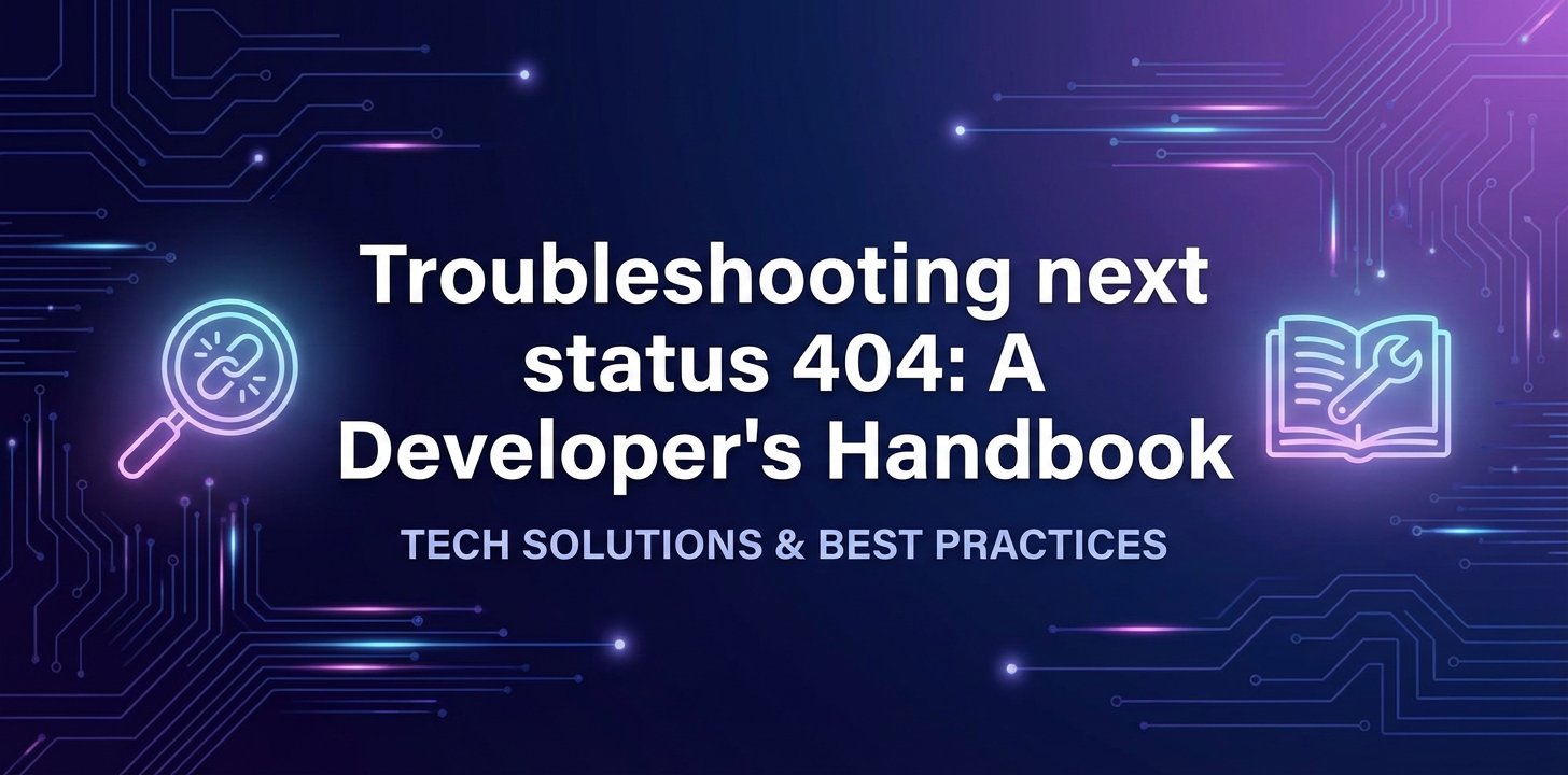 Troubleshooting next status 404: A Developer's Handbook