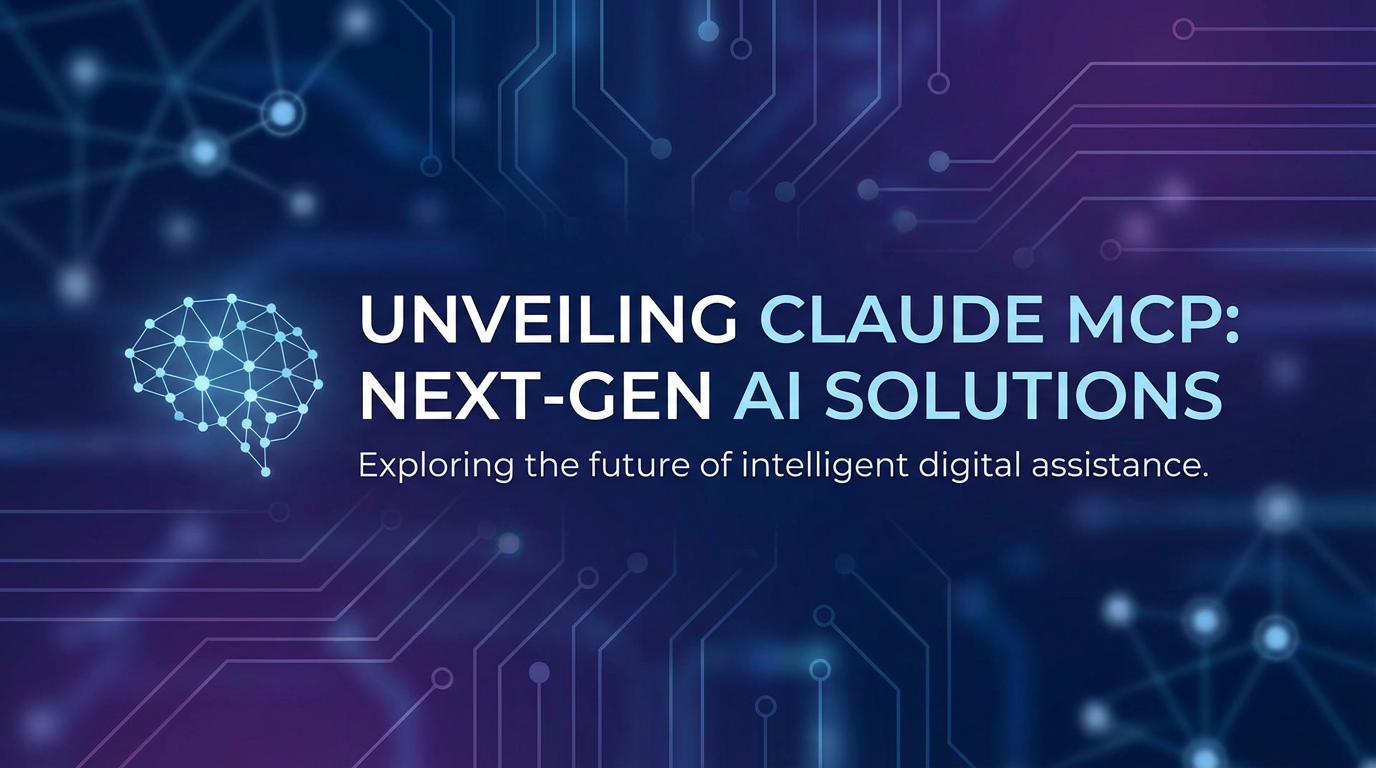 Unveiling Claude MCP: Next-Gen AI Solutions