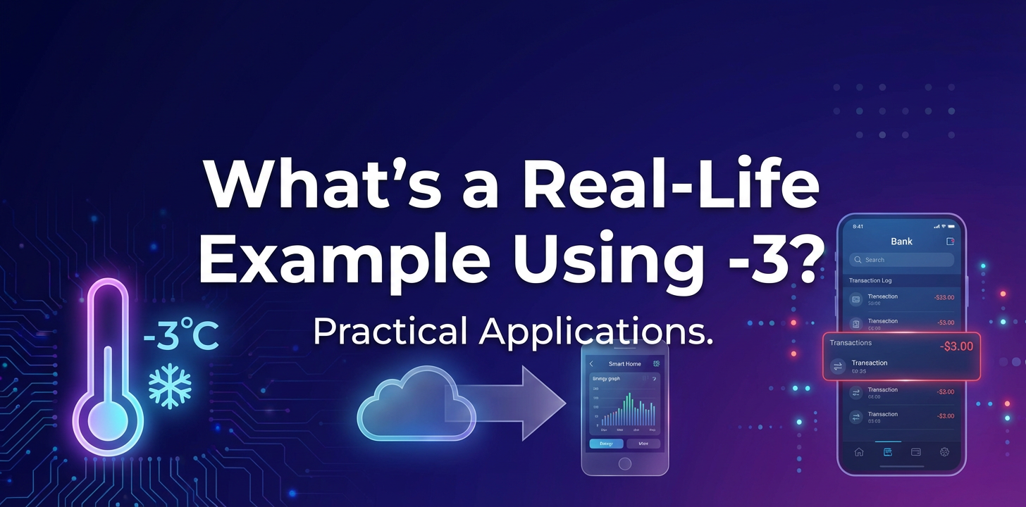 What's a Real-Life Example Using -3? Practical Applications