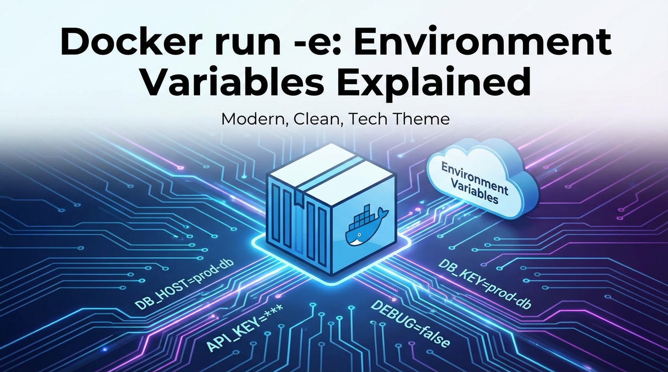 Docker run -e: Environment Variables Explained