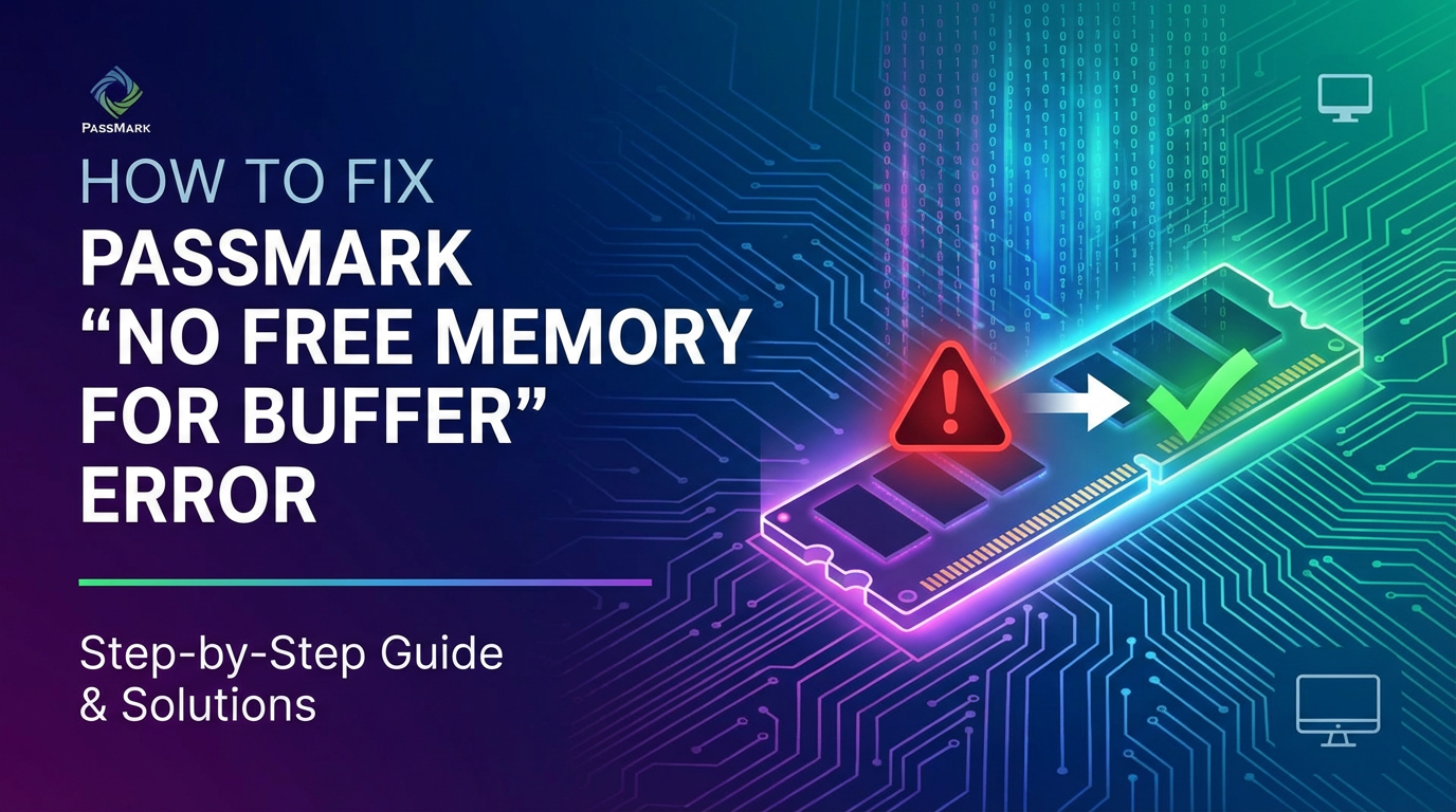 How to Fix PassMark 'No Free Memory for Buffer' Error