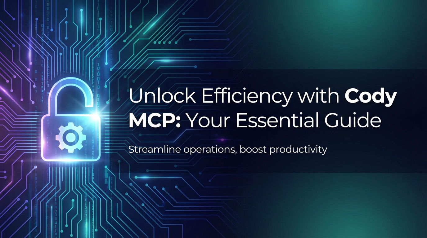 Unlock Efficiency with Cody MCP: Your Essential Guide