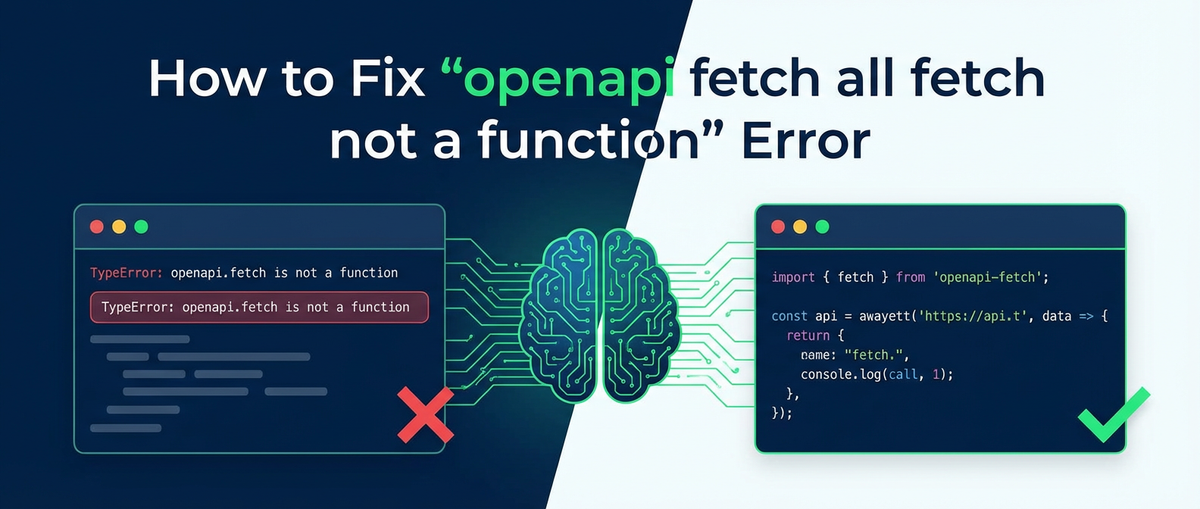 How to Fix 'openapi fetch not a function' Error