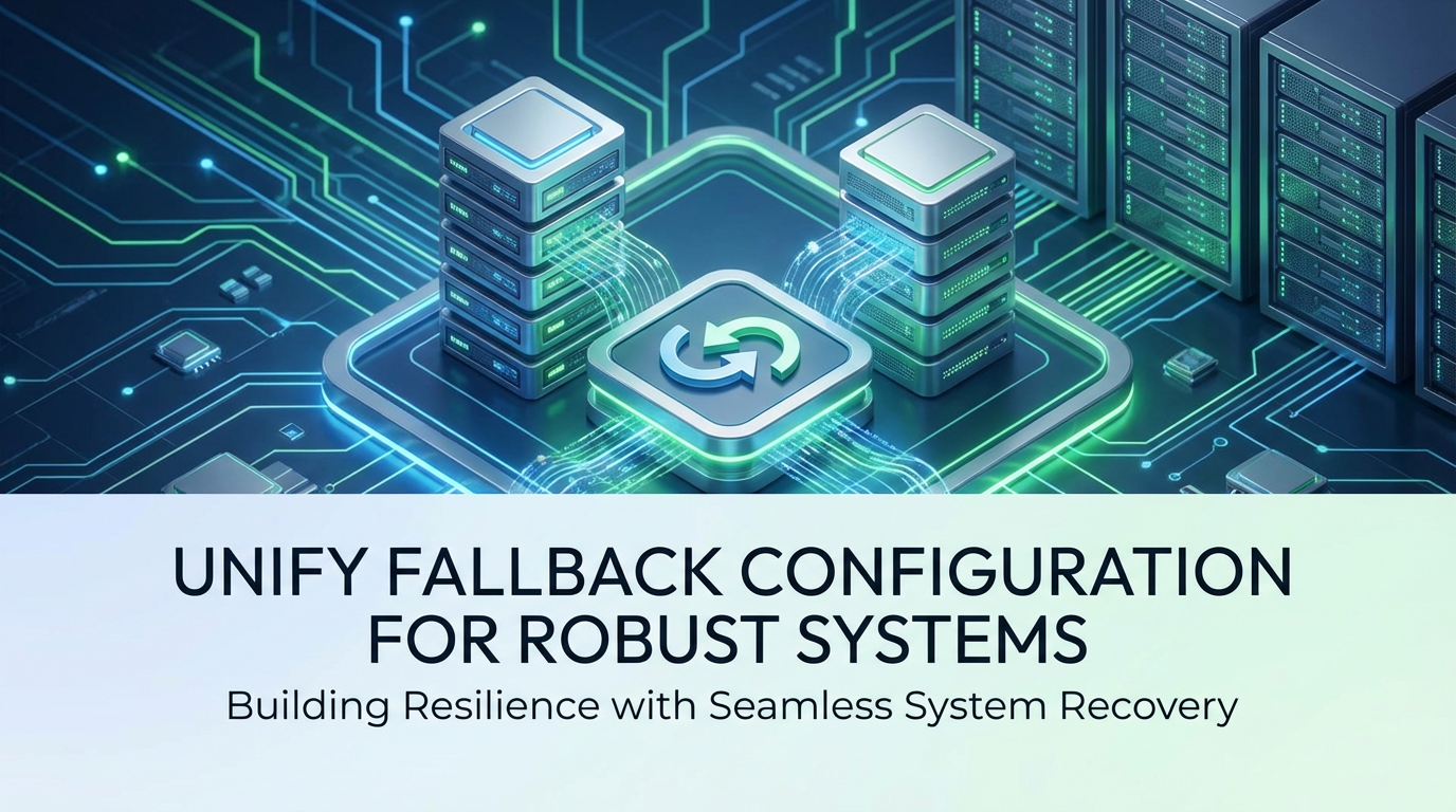 Unify Fallback Configuration for Robust Systems