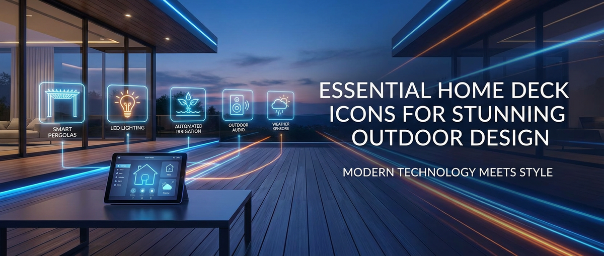 Essential Home Deck Icons for Stunning Outdoor Design