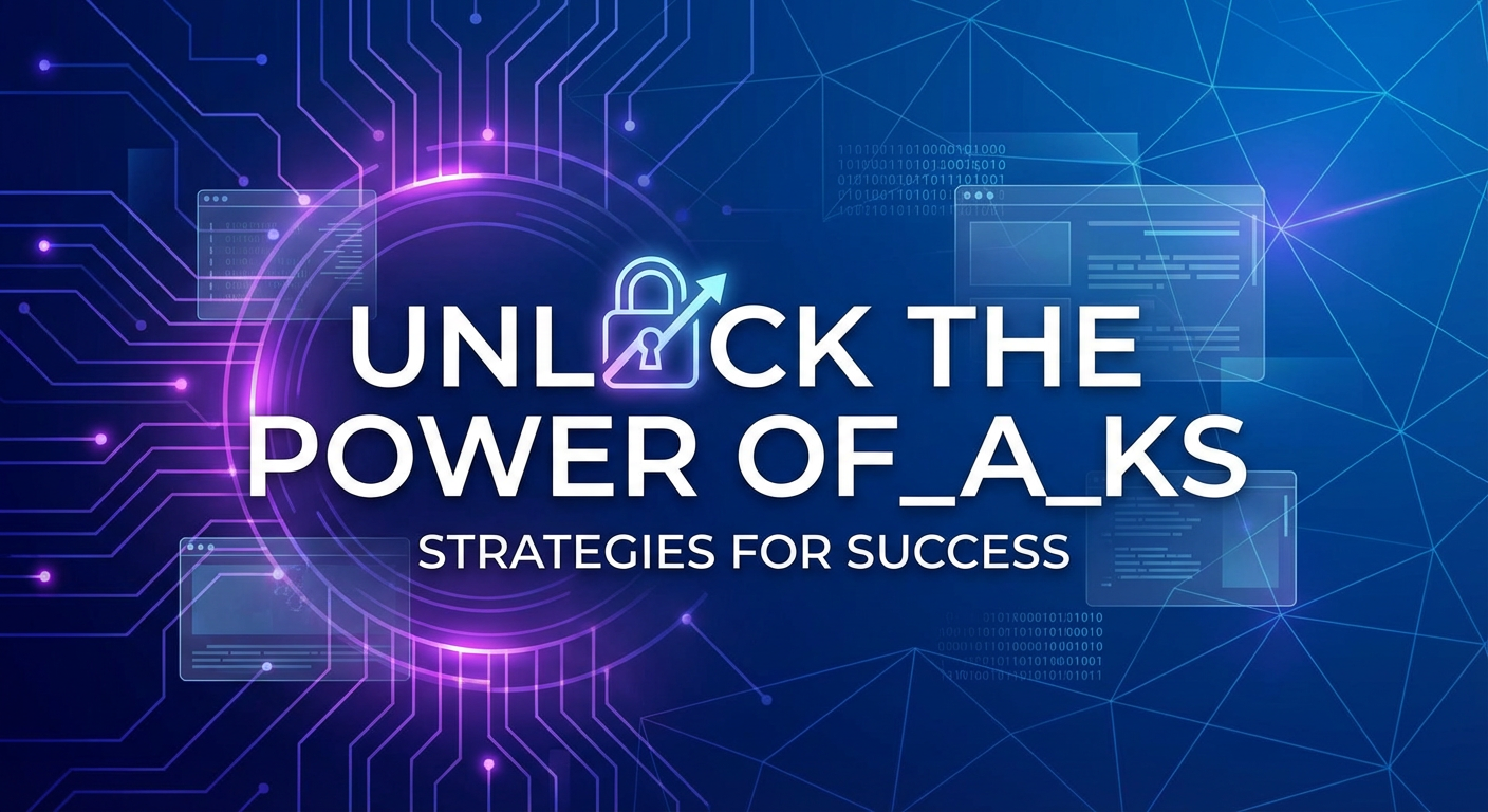 Unlock the Power of _a_ks: Strategies for Success