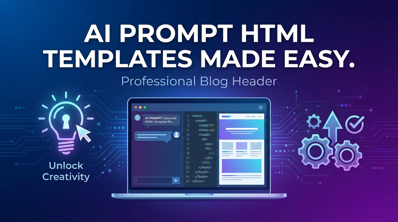 Unlock Creativity: AI Prompt HTML Templates Made Easy