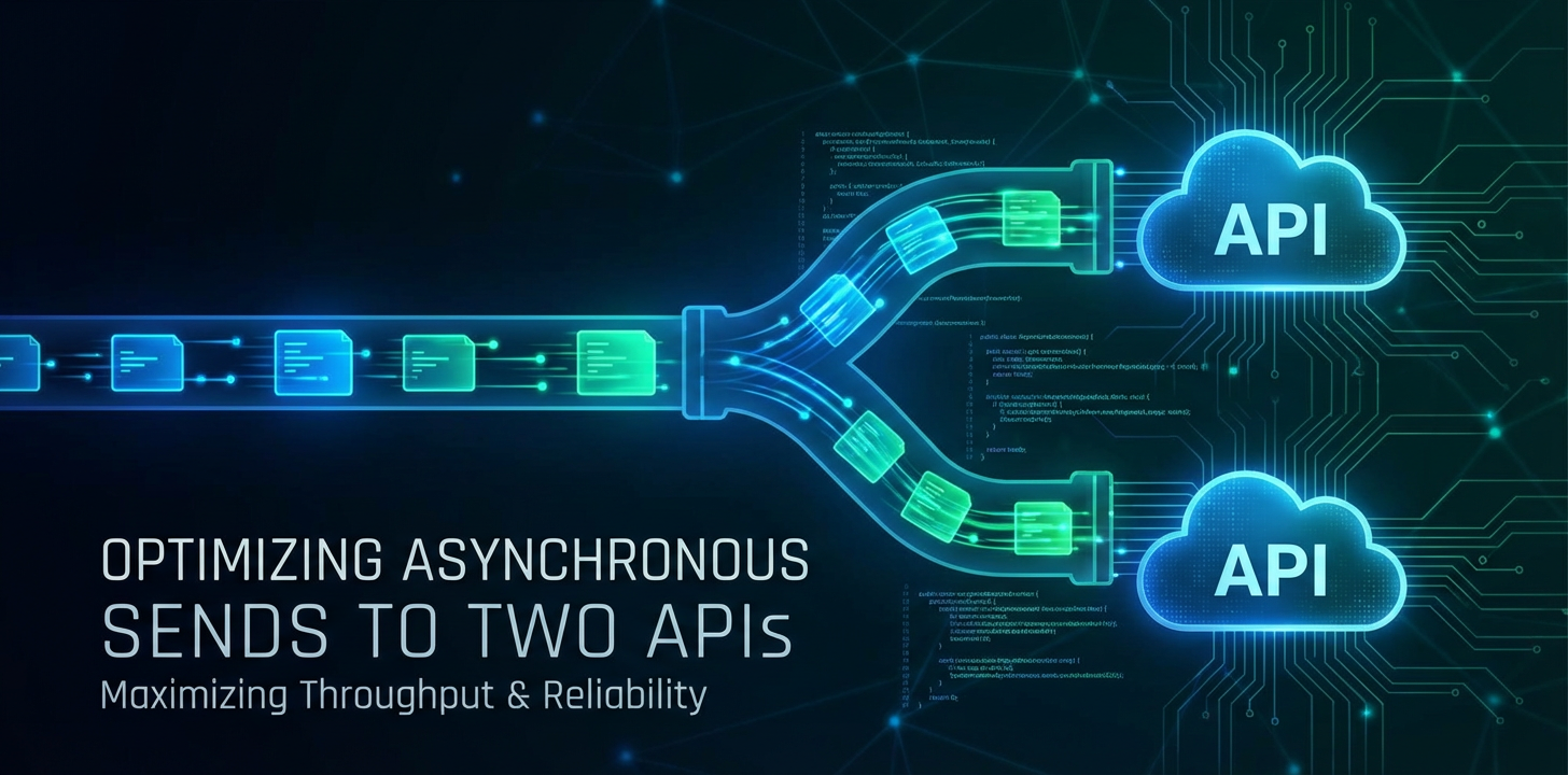 Optimizing Asynchronous Sends to Two APIs
