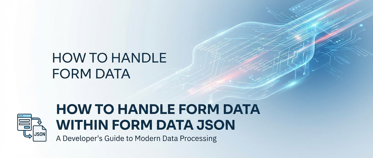 How to Handle Form Data Within Form Data JSON