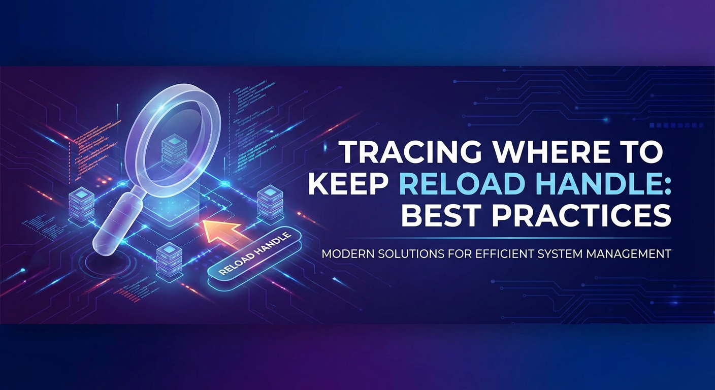 Tracing Where to Keep Reload Handle: Best Practices
