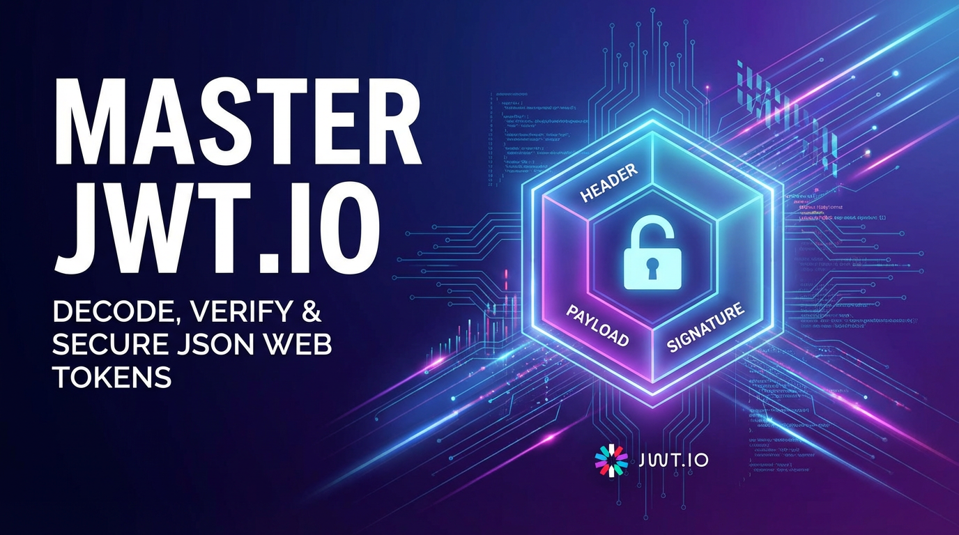 Master `jwt.io`: Decode, Verify & Secure JSON Web Tokens