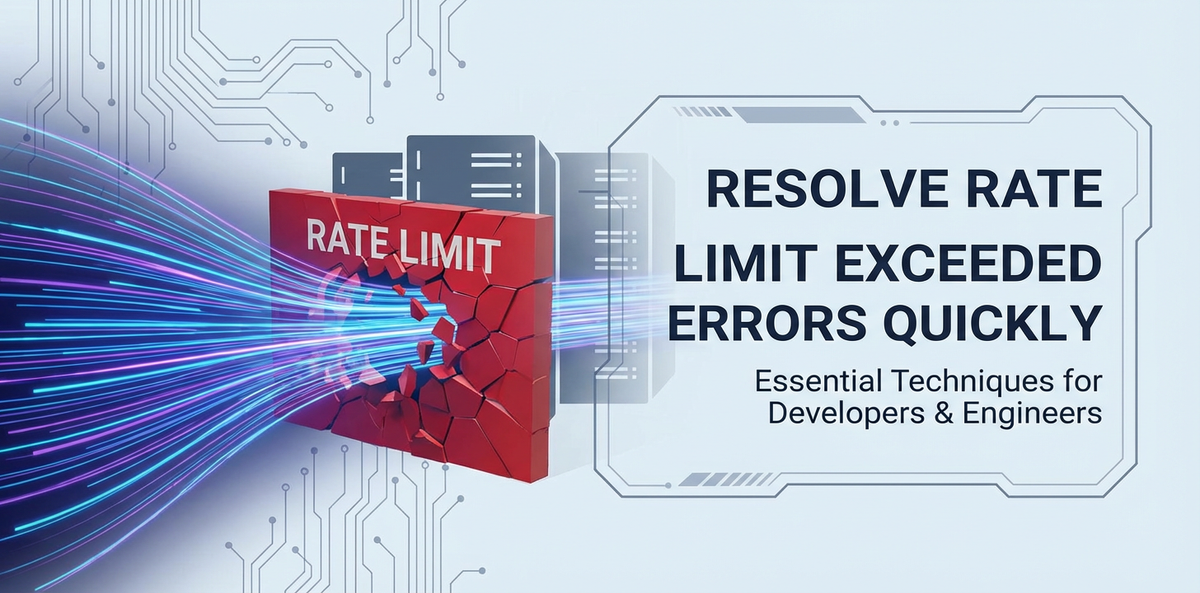 Resolve Rate Limit Exceeded Errors Quickly