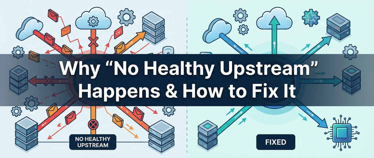 Why 'No Healthy Upstream' Happens & How to Fix It