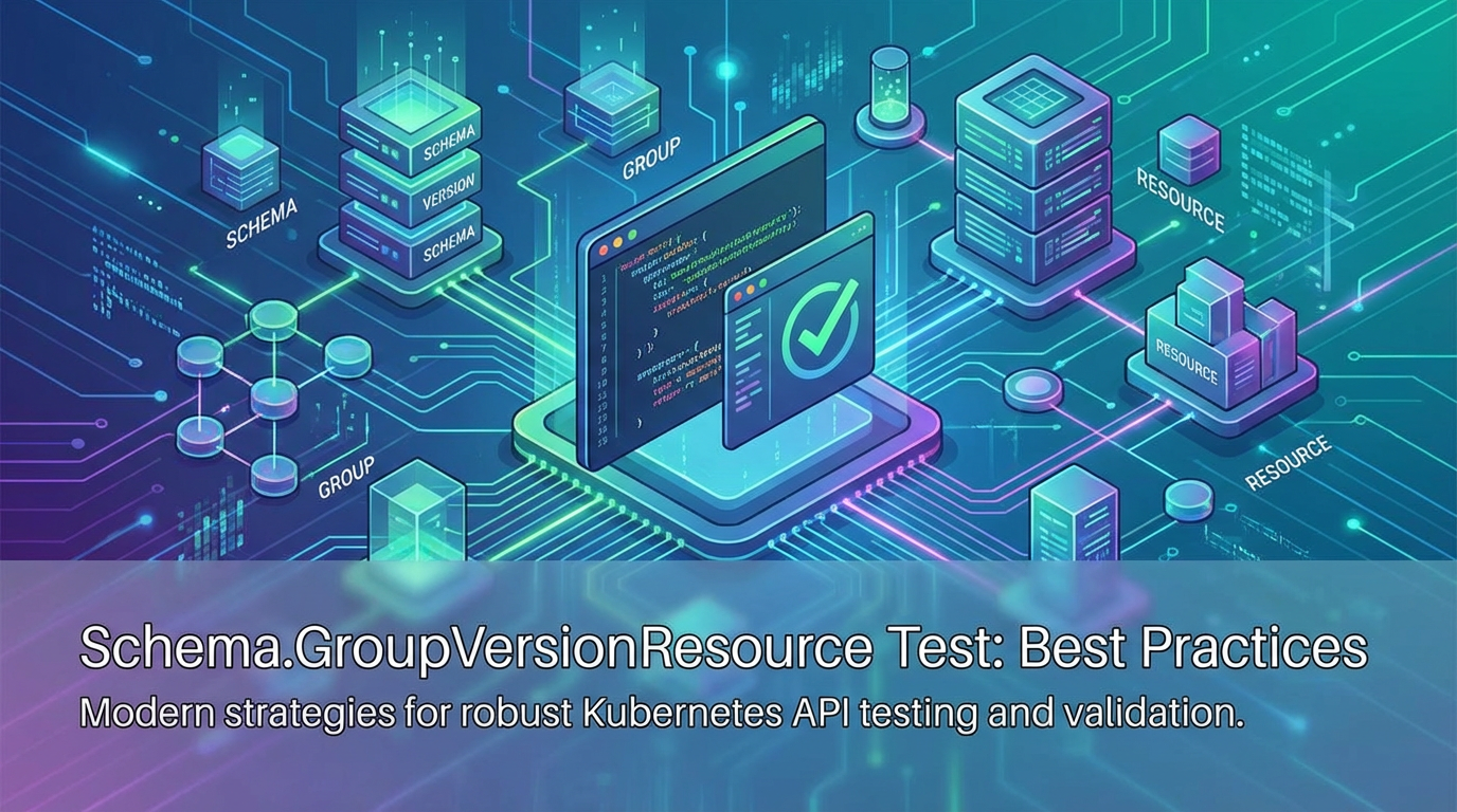 Schema.GroupVersionResource Test: Best Practices