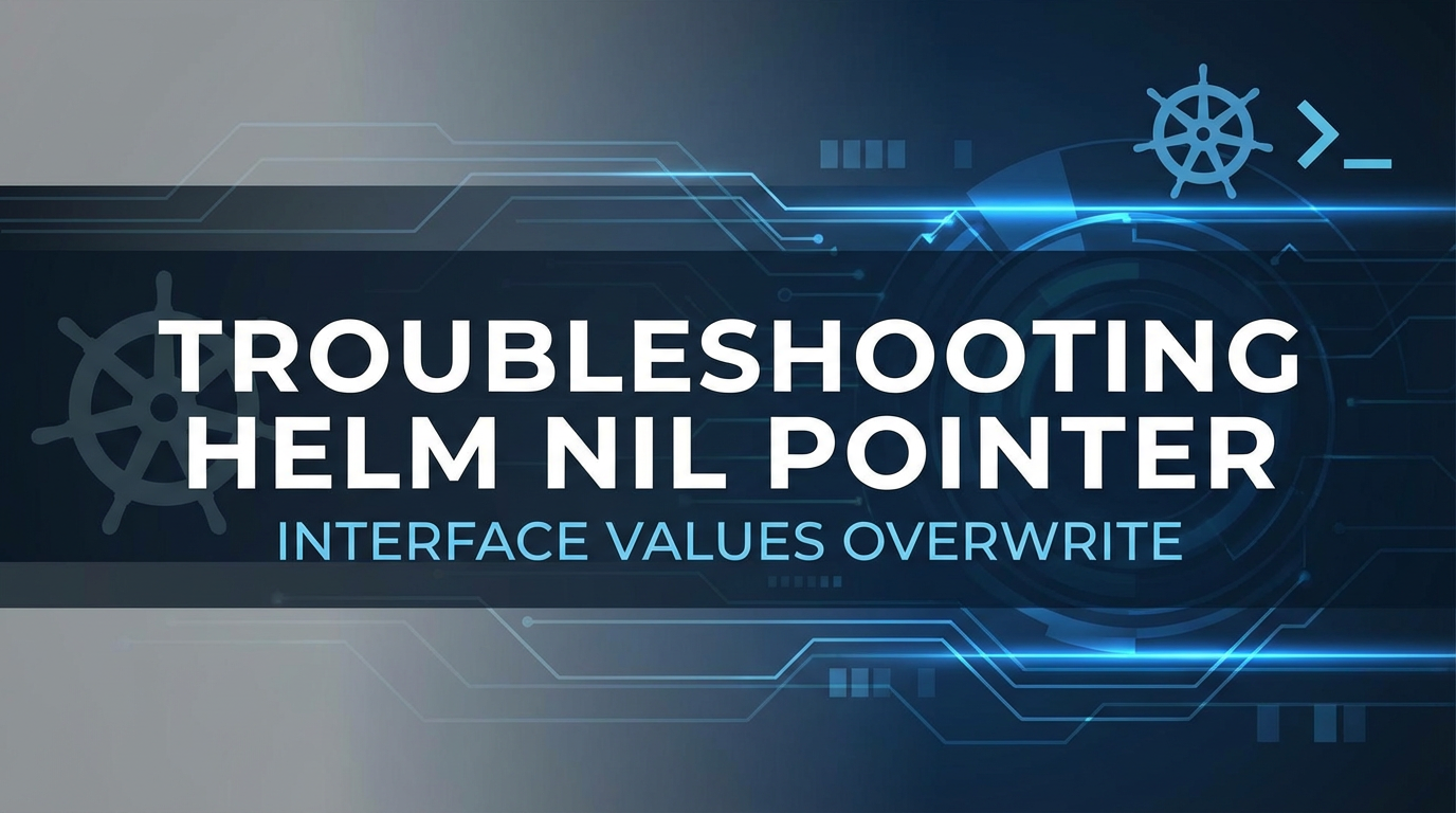 Troubleshooting Helm Nil Pointer: Interface Values Overwrite