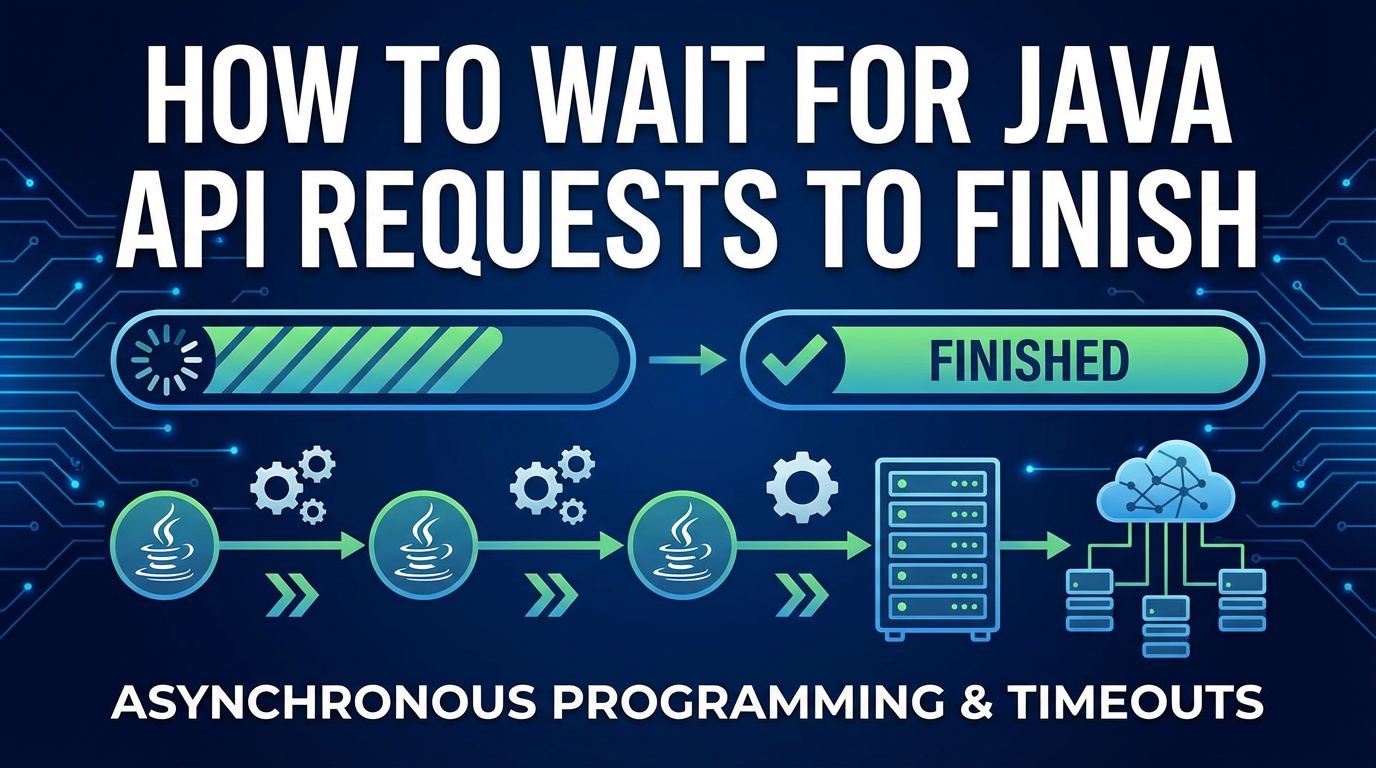 How to Wait for Java API Requests to Finish