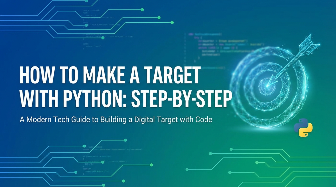 How to Make a Target with Python: Step-by-Step