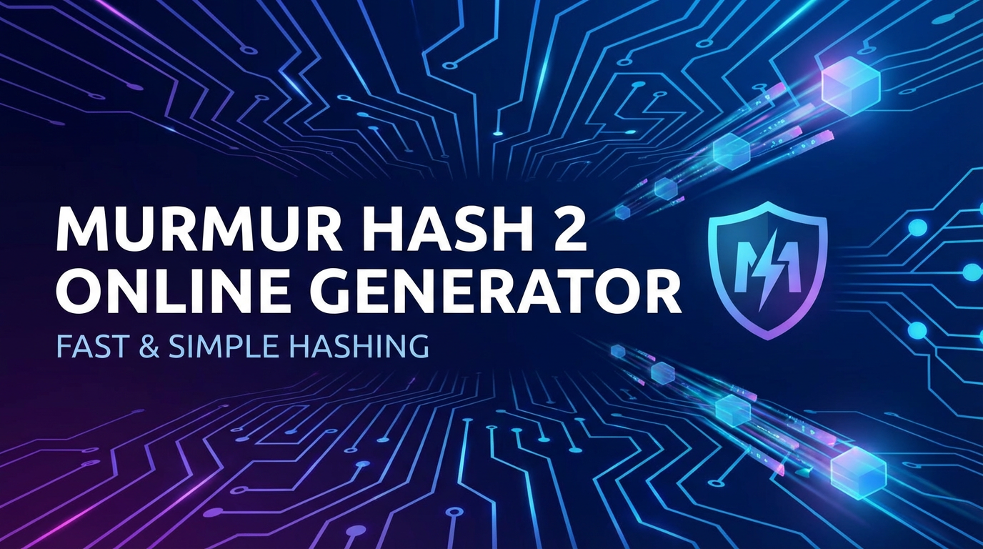Murmur Hash 2 Online Generator: Fast & Simple Hashing