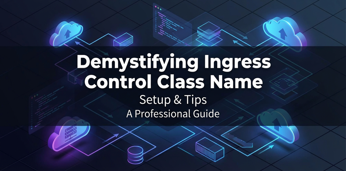 Demystifying Ingress Control Class Name: Setup & Tips
