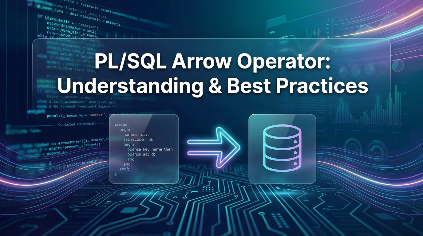 PL/SQL Arrow Operator: Understanding & Best Practices