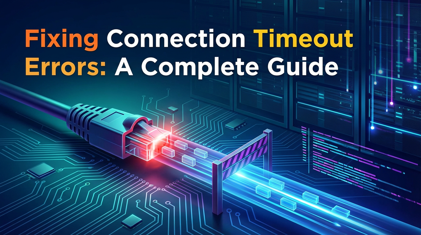 Fixing Connection Timeout Errors: A Complete Guide