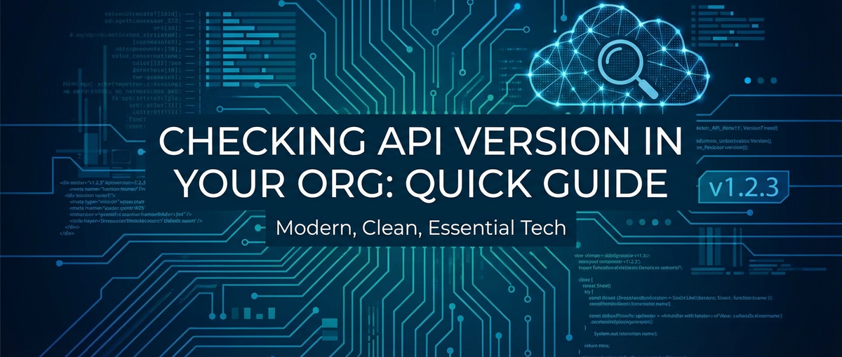 Checking API Version in Your Org: Quick Guide
