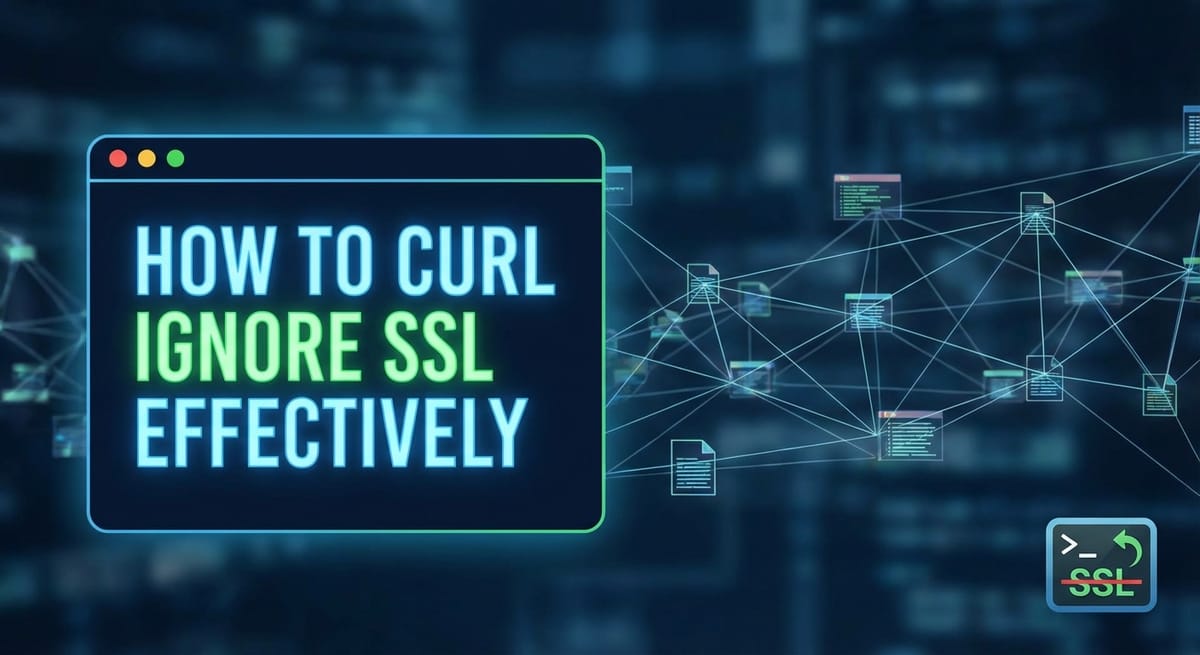 How to curl ignore ssl Effectively