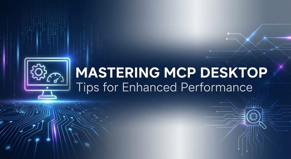 Mastering MCP Desktop: Tips for Enhanced Performance
