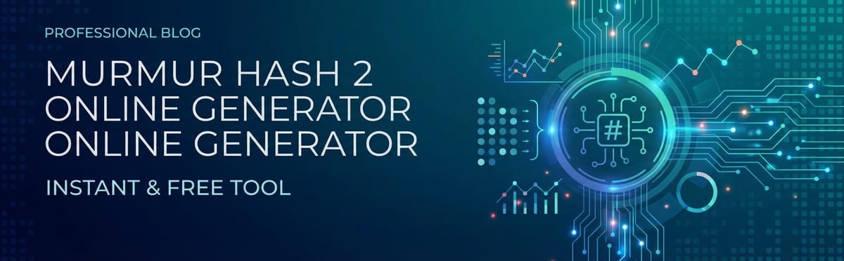 Murmur Hash 2 Online Generator: Instant & Free Tool