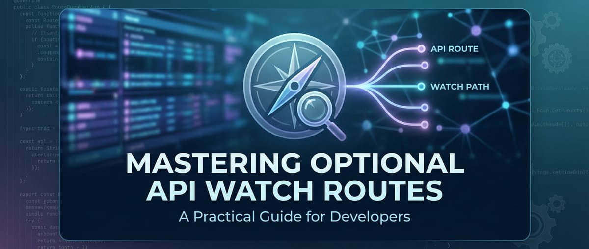 Mastering Optional API Watch Routes: A Practical Guide