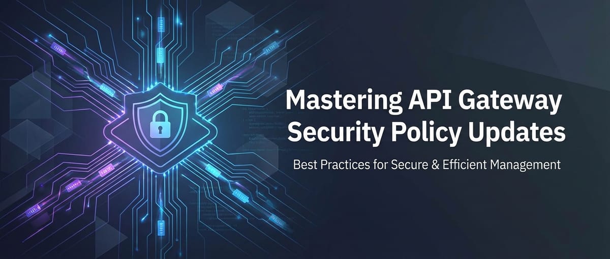 Mastering API Gateway Security Policy Updates