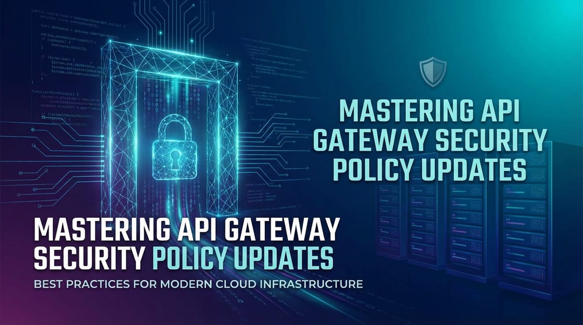 Mastering API Gateway Security Policy Updates
