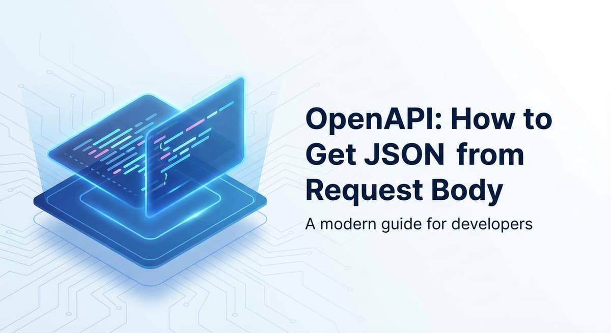 OpenAPI: How to Get JSON from Request Body