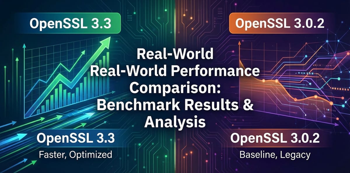 OpenSSL 3.3 vs 3.0.2: Real-World Performance Comparison