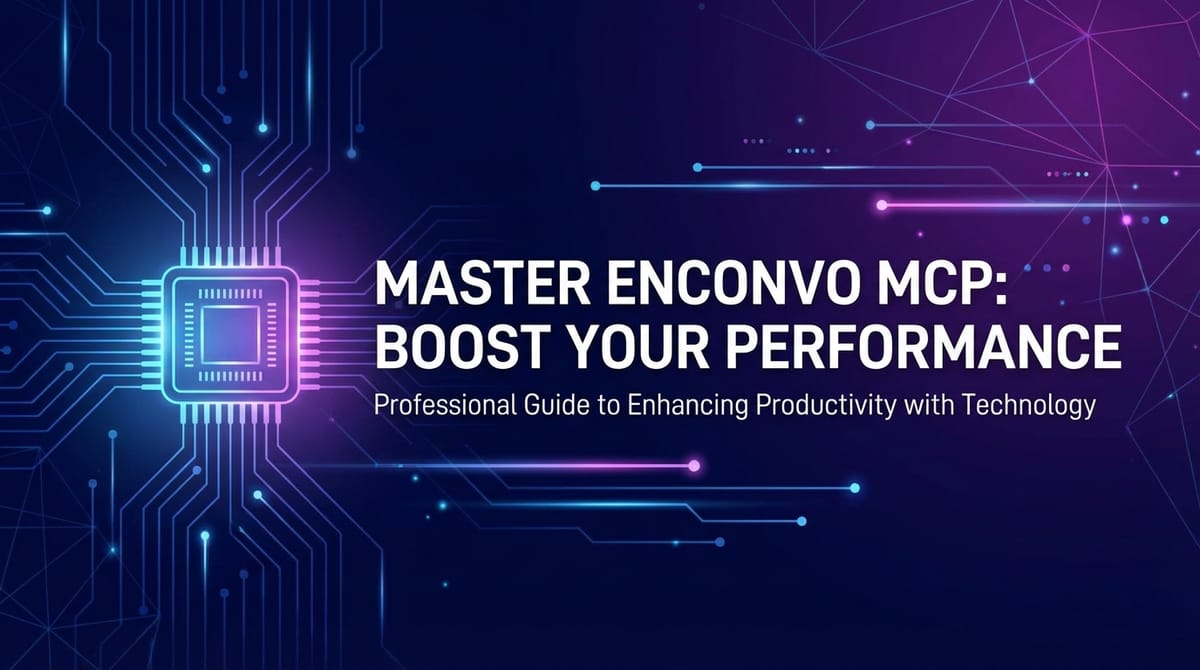 Master Enconvo MCP: Boost Your Performance